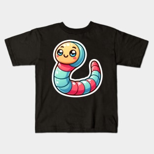 Kawaii Worm Kids T-Shirt